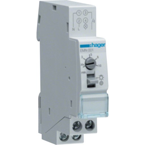 Hager Stair case time lag switch 30s-10 min (3250612339969)
