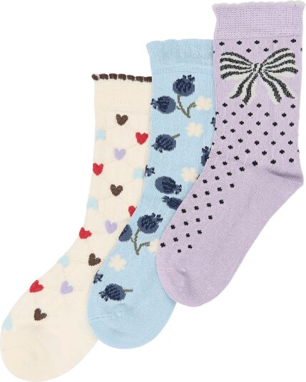 minipop Mpopmarri Bamboo Socks 3 Pack PETAL PINK 23/26