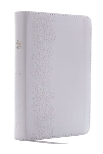 NKJV, Bride's Bible, Leathersoft, White, Red Letter, Comfort Print Holy Bible, New King James Version