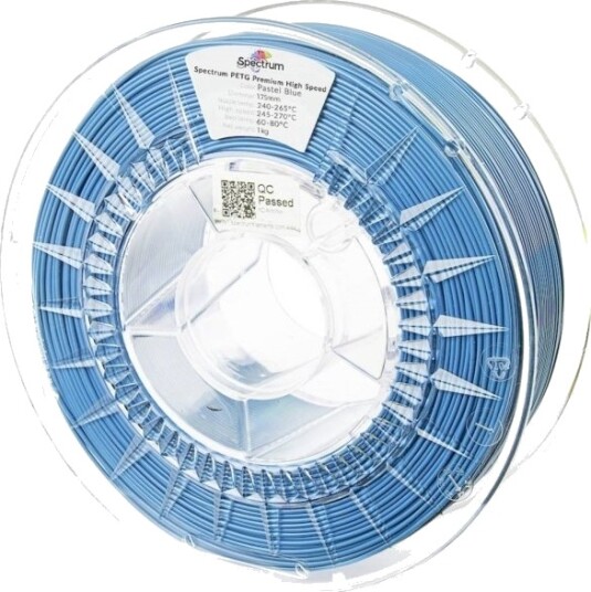 Spectrum PETG Premium High Speed Filament 1.75 mm 1000 g Pastellblå 81543 Spectrum PETG Premium High Speed Filament 1.75 mm 1000 g Pastellblå 81543