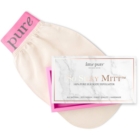âme pure So Silky Mitt 100% Pure Silk Body Exfoliator âme pure So Silky Mitt 100% Pure Silk Body Exfoliator