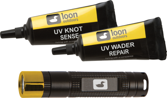 Loon Uv Kit Knot Sense + Wader Repair + Uv Lampe Loon Uv Kit Knot Sense + Wader Repair + Uv Lampe