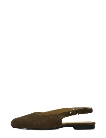Selected Slfcharlotte Suede Ballerina Brown 38 Selected Slfcharlotte Suede Ballerina Brown 38