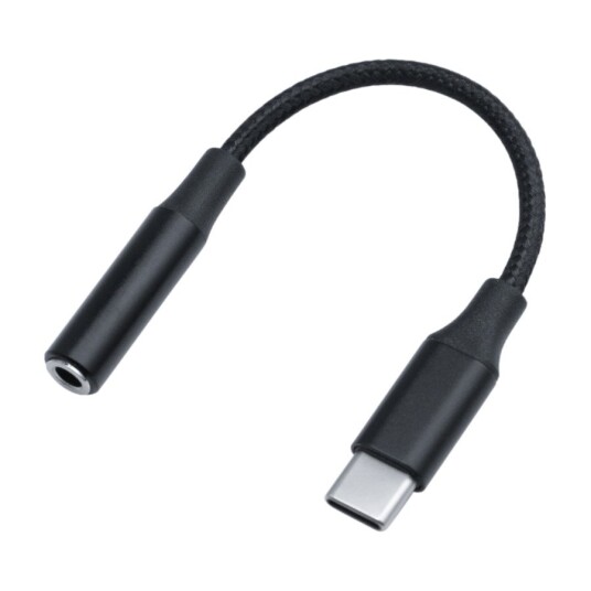 DACOTA PLATINUM USB-C TO 3,5 MM AUX 0,1 M, SVART