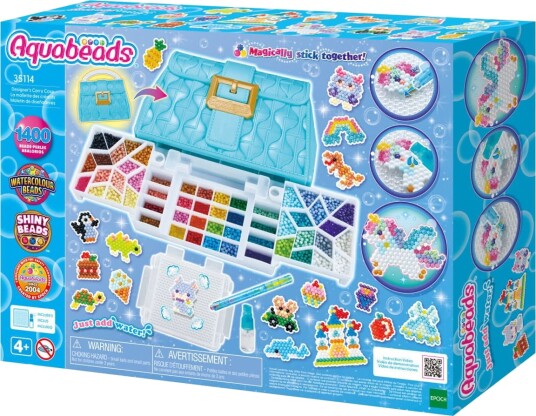 Aquabeads Perlesett 1400 stk Designernes Carry Sak Blå Aquabeads Perlesett 1400 stk Designernes Carry Sak Blå