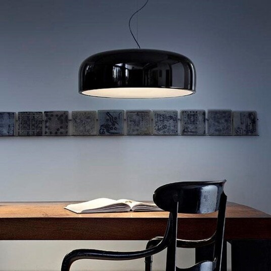 Flos Flos Smithfield taklampe LED - blank svart Flos Flos Smithfield taklampe LED - blank svart