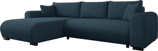 Handda Sovesofa med Sjeselong 3 seter i Manchester Marineblå