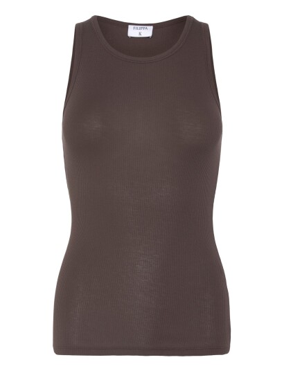 Filippa K Fine Rib Tank Brown L