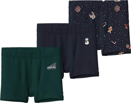 Name It Nmmvismas 3P Tights Giftpack Navy 92