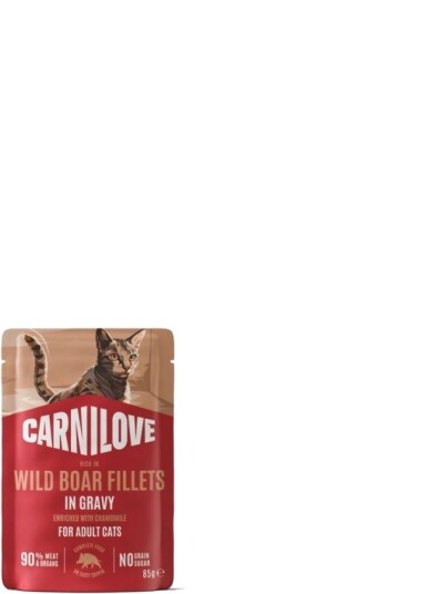 Carnilove Våtfôr til Katter Villsvin med Kamille 85 g