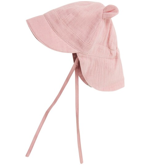 Huttelihut Summer Hat Ears Muslin Pink 52\2 4Y Huttelihut Summer Hat Ears Muslin Pink 52\2 4Y