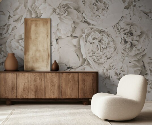Tapet – Elegant blomstermønster