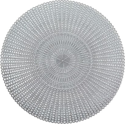Beskyttelsesmatte/Serviettmåtte Sølvfarget, Ø 41 Cm, Zeller Beskyttelsesmatte/Serviettmåtte Sølvfarget, Ø 41 Cm, Zeller