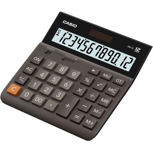 Casio DH 12BK S Lommeregner 12 cifre
