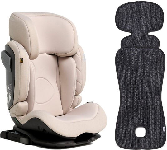 Beemoo Recline i Size Beltestol inkl. Petite Chérie Ventilerende Sittepute, Oat/Antracit Beemoo Recline i Size Beltestol inkl. Petite Chérie Ventilerende Sittepute, Oat/Antracit
