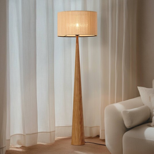 Gulvlampe Fabrena Lucande Lyst tre  Stue / spisestue Tre