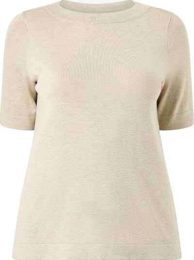 KAFFE Curve Genser KClizzy Boatneck Pullover Grå