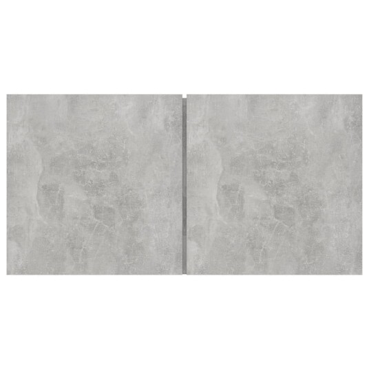 vidaXL Hengende TV-benker 2 stk betonggrå 60x30x30 cm