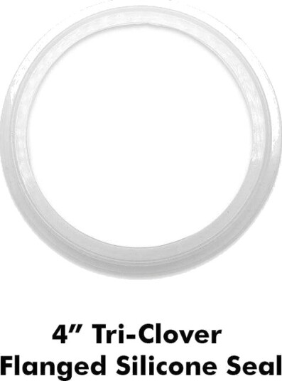 Kegland Silikonpakning for 4" Tri-Clamp flenspakning Tri-Clamp