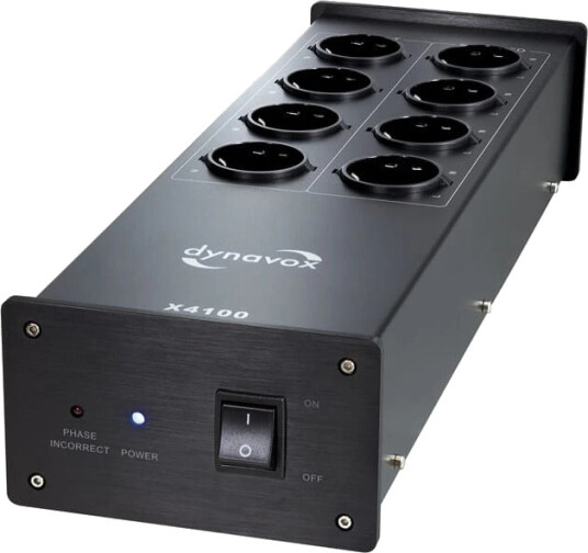 Dynavox Hi-Fi Nettfilter X4100B Strømfilter Med Overspenningsvern Dynavox Hi-Fi Nettfilter X4100B Strømfilter Med Overspenningsvern