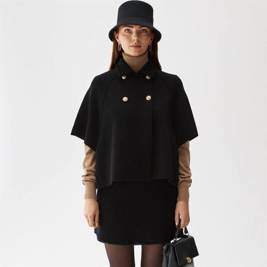 Busnel Gertrude Cape - Black Sort S
