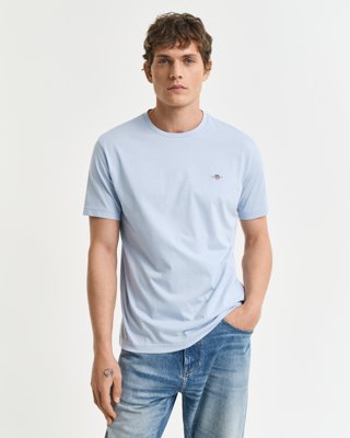 Klassisk t-skjorte i regular-fit FRESH BLUE XL Klassisk t-skjorte i regular-fit FRESH BLUE XL