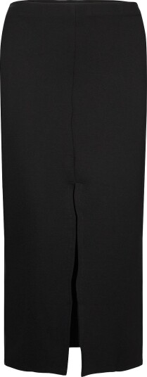 Mango | Midi Skirt With Front Slit | S