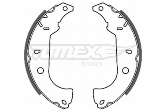 Bremsesko sett TOMEX Brakes TX 20 26