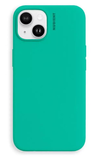 Nudient iPhone 14 Base Silicone Deksel - Mint Green