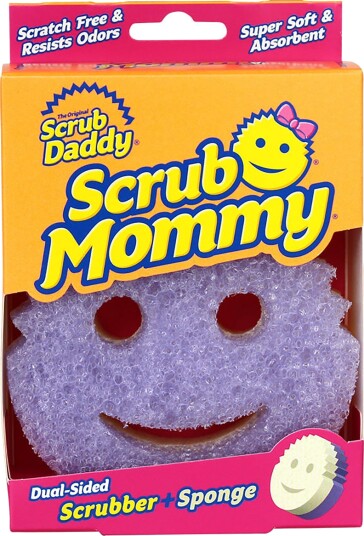 Scrub Daddy Scrub Mommy Dual sided Scrubber + Sponge Violet Scrub Daddy Scrub Mommy Dual sided Scrubber + Sponge Violet