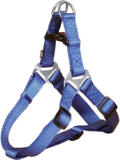 Trixie Premium One Touch Harness L: 6580 cm/25 Mm Royal Blue