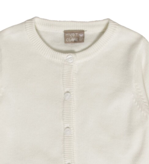 Hust and Claire Cardigan Strikk Claire Off White Hust and Claire 2 år 92 Cardigan Hvit