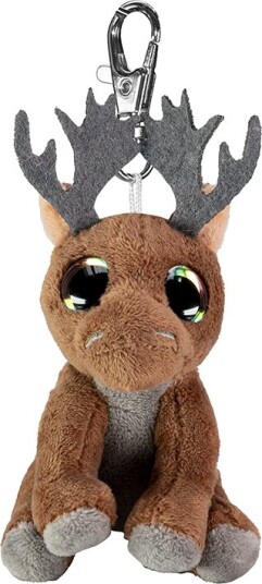 Bamse Lumo M/Clip Elg Kari Brun Mini 8cm Bamse Lumo M/Clip Elg Kari Brun Mini 8cm
