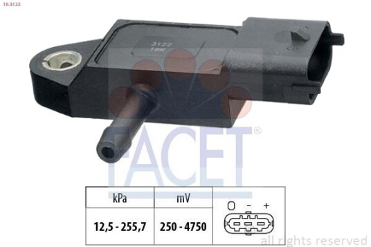 FACET 10.3122 Ladetrykk-sensor FACET 10.3122 Ladetrykk-sensor