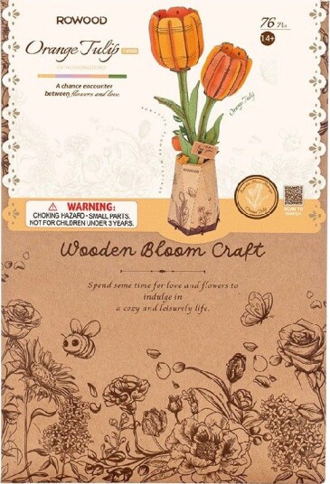 Blomst Rowood Oransje tulipan