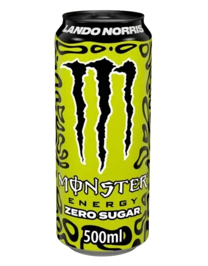 Monster Lando Norris Zero Sugar 500 ml Sukkerfri Energidrikk Monster Lando Norris Zero Sugar 500 ml Sukkerfri Energidrikk