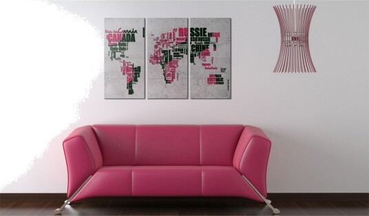 Bilde Geography lesson 90x60 Artgeist sp. z o. o.