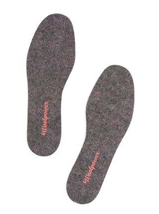 Woolpower Kids Felt Insoles Recycled Grey 26-27 Woolpower Kids Felt Insoles Recycled Grey 26-27
