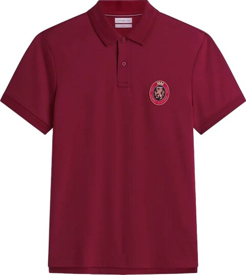 Tommy Hilfiger Icon Reg Polo BURGUNDY M