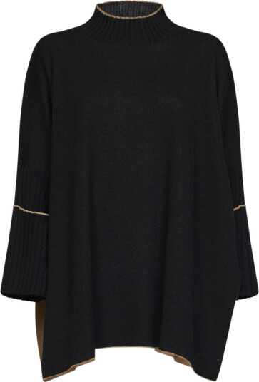 Herno Dame Strikkevarer Svart L, Herno Dame Strikkevarer Svart L,