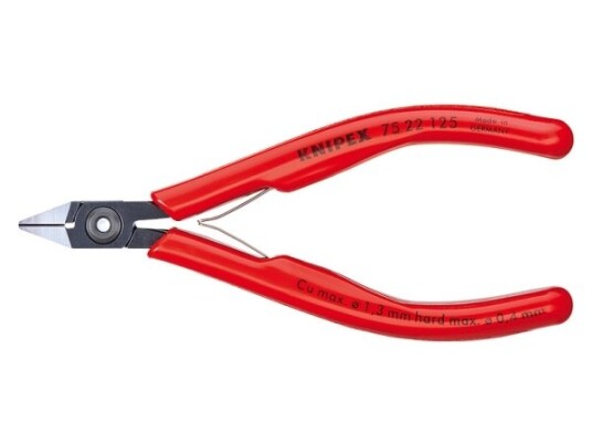 Knipex Avbitertang 125mm - Diagonal, Stål, Rød, Lett