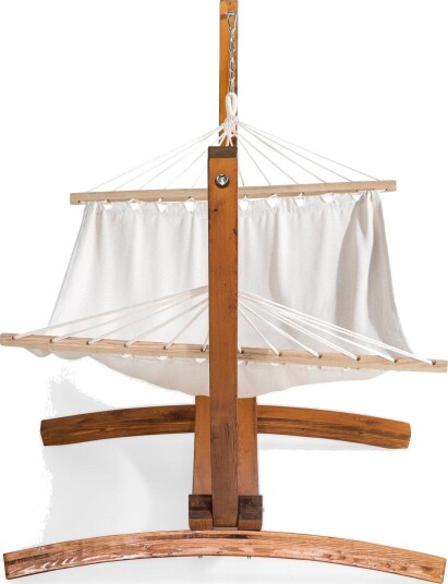 Venture Design Hedvig hengekøye Beige/natur Inkl. Treposisjon Hvit