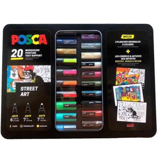 Posca Posca Marker Street Art 20-set Posca Posca Marker Street Art 20-set