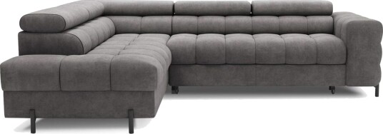 Hjørnesofa Eltap Ferucce 276x200x93 cm Aura 04 Grå Venstre
