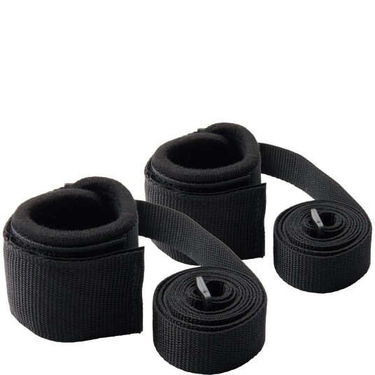 obaie Myke Mansjetter med Stropper Bondage Sett - Svart