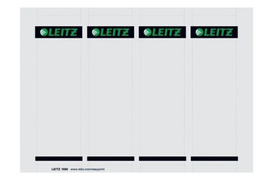 Leitz lever arch label grey (pack of 100)