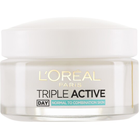 L'Oréal Paris Triple Active Dagkrem for Normal og Blandet Hud 50ml