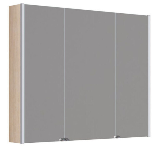 Dansani Inzo Ambi Speilskap 3 Dører Lys eik / 100cm Dansani Inzo Ambi Speilskap 3 Dører Lys eik / 100cm