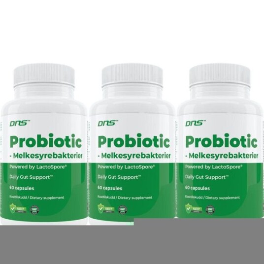 3 pack Probiotic Melkesyrebakterier Lactospore 3 x 60 kapsler 3 pack Probiotic Melkesyrebakterier Lactospore 3 x 60 kapsler