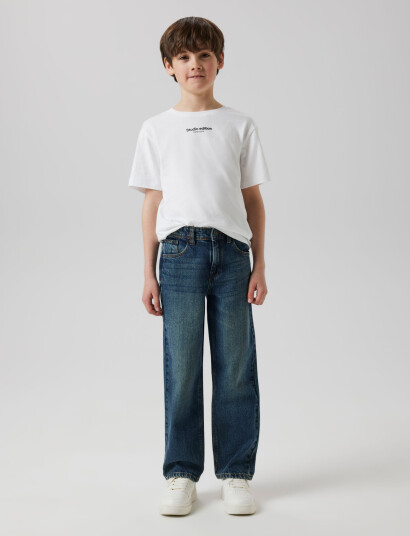 name it Nkmryan Straight Jeans 5950-Dm Noos Blue 158